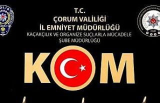 Çorum’da sahte altın operasyonu