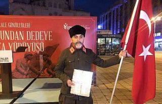 Dedesine vefa için 4. kez Çanakkale’ye yürüyecek