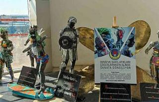 Deniz ve sahillerdeki atıklar TED öğrencilerinin...