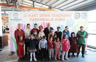 Denizli’de özel çocuklar için kutlama programı...