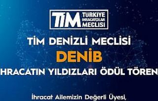 Denizli’nin ihracattaki yıldızları ödüllendirilecek
