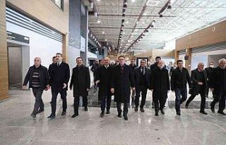 DHİM heyeti Yeni Tokat Havalimanına incelemelerde...