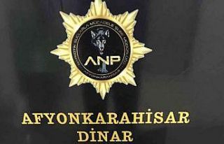 Dinar’da polis operasyonunda eroin ele geçirildi