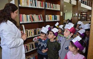 Diyarbakırlı minikler ’Kütüphane Haftasını’...