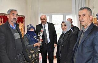 Doğanşehir’de şehit aileleri unutulmadı