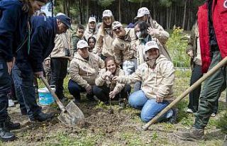 Down sendromlu çocuklar, Tarsus Gençlik Kampında...