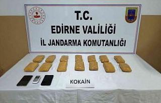 Edirne’de 7 kilo kokain ele geçirildi
