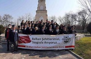 Edirne’de Balkan Şehitleri anısına tören düzenlendi