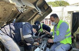 Edremit Belediyesi araçları emin ellerde