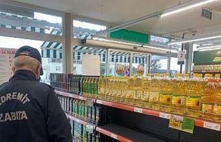 Edremit zabıtadan stok yağ denetimi