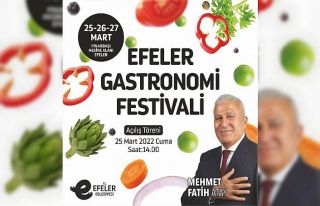 Efeler’de Gastronomi Festivali başlıyor