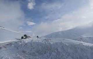 Elazığ’da kapalı 37 köy yolunun açılması...