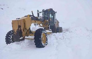 Elazığ’da kapalı köy yollarının ulaşıma...