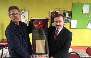 Emet Belediyesi’nden İstiklal marşının yazılı...