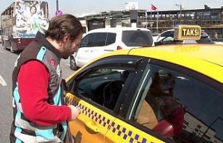 Eminönü’nden ticari taksilere ceza yağdı