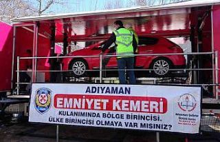 Emniyet kemeri takmayan sürücülere kaza anları...