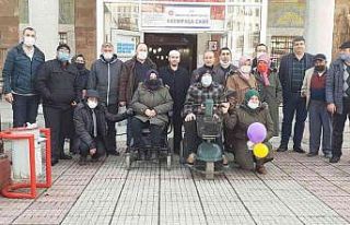 Engelli bireyler camide buluştu