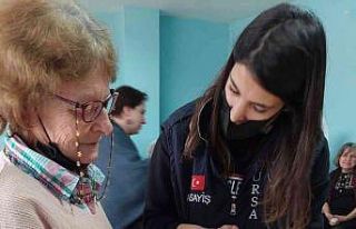 Engelli kadınlar polis koruması altında