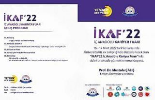 ERÜ İKAF’22’ye Ev Sahipliği Yapacak
