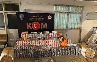 Erzincan’da 13 bin 160 paket kaçak sigara ele geçirildi