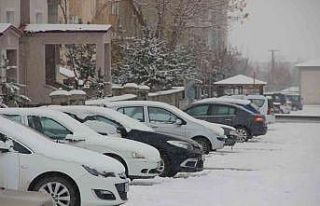 Erzurum’da kar