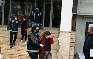 Ev faresi kadınlar yakalandı