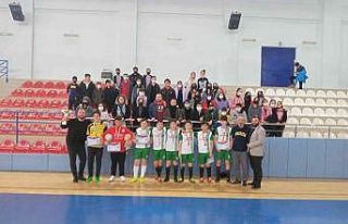 Futsal müsabakalarında Sinop TOKİ Şehit Fatih...
