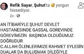 Gassaldan cenazeyle akıl almaz fotoğraf paylaşımı