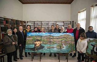 Gazi Çiftliğinde Ressam Nazan Kundak sergisi açıldı