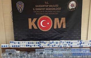 Gaziantep’te 3 bin 890 paket kaçak sigara ele geçirildi