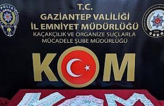 Gaziantep’te bin 81 adet sahte banknot ele geçirildi