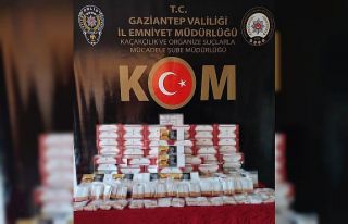 Gaziantep’te kaçak bin 819 paket sigara ile 22...