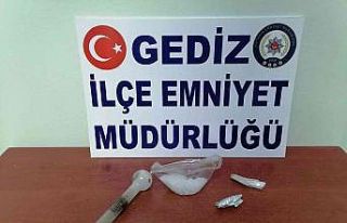 Gediz’de uyuşturucuya 1 tutuklama