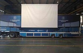 Gezen sinema tırı Düzce’ye gelecek