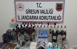 Giresun’da sahte içki operasyonu