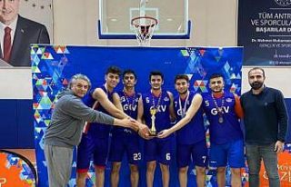 GKV Özel Liseleri Gaziantep basketbol şampiyonu...