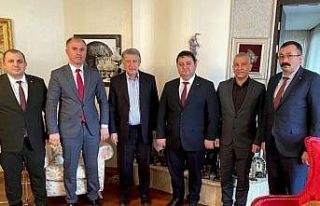 GMİS yönetimi Köksal Toptan’ı ziyaret etti