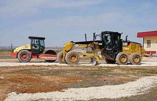 Haliliye kırsalında yol çalışması