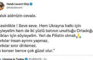 Haluk Levent’ten Ukrayna’nın konser davetine...