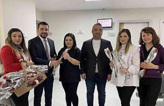 Hastanede aynalı Kadınlar Günü kutlaması
