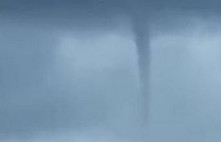 Hatay’da denizde hortum oluştu