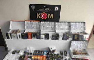 Hatay’da kaçak elektronik sigara ve parçaları...
