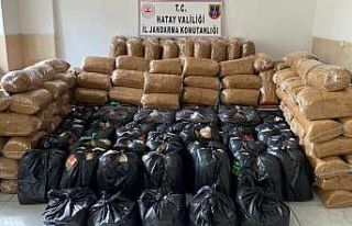Hatay’da piyasa değeri 241 bin 650 TL olan kaçak...