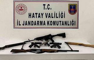 Hatay’da silah kaçakçılığı operasyonu