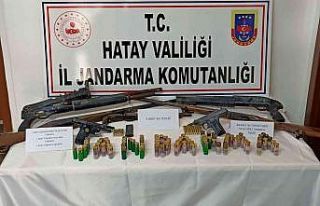 Hatay’da silah operasyonu