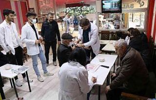 Hemşire adaylarından ücretsiz sağlık taraması...