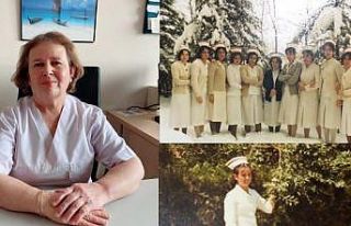 Hemşire Sevim Demir, mesleğinde 40 yılını doldurdu