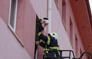 Hisarcık’ta deprem anı ve tahliye tatbikatı