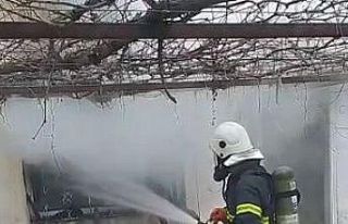 İkamet yangını korkuttu