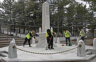 İnönü Savaşları Şehitliği’nde hazırlıklar...